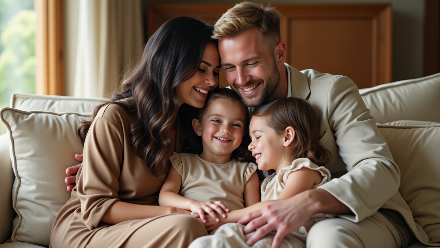 Family discussing life insurance options with an expert advisor