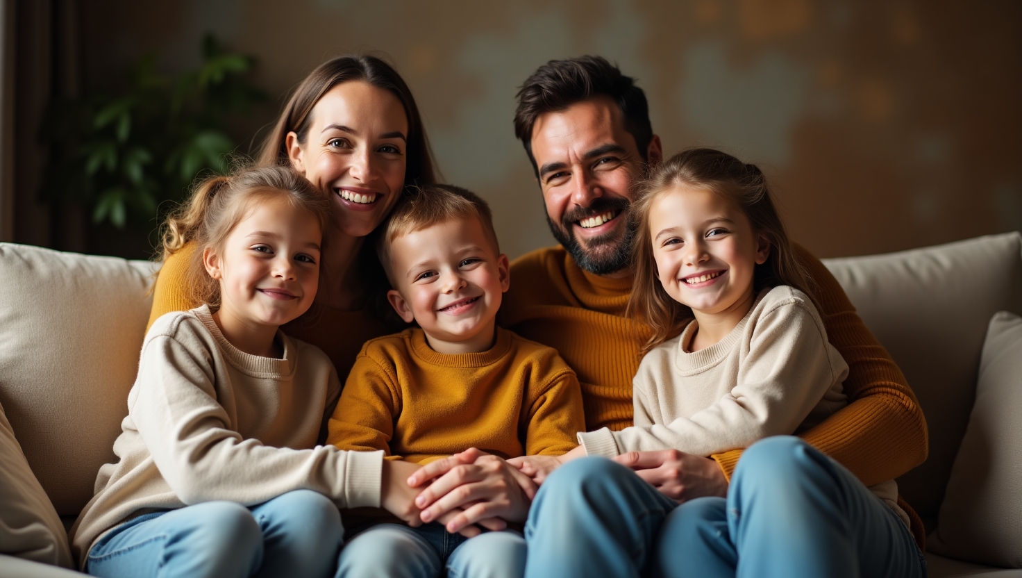 Family enjoying financial security with Return of Premium Term Life Insurance