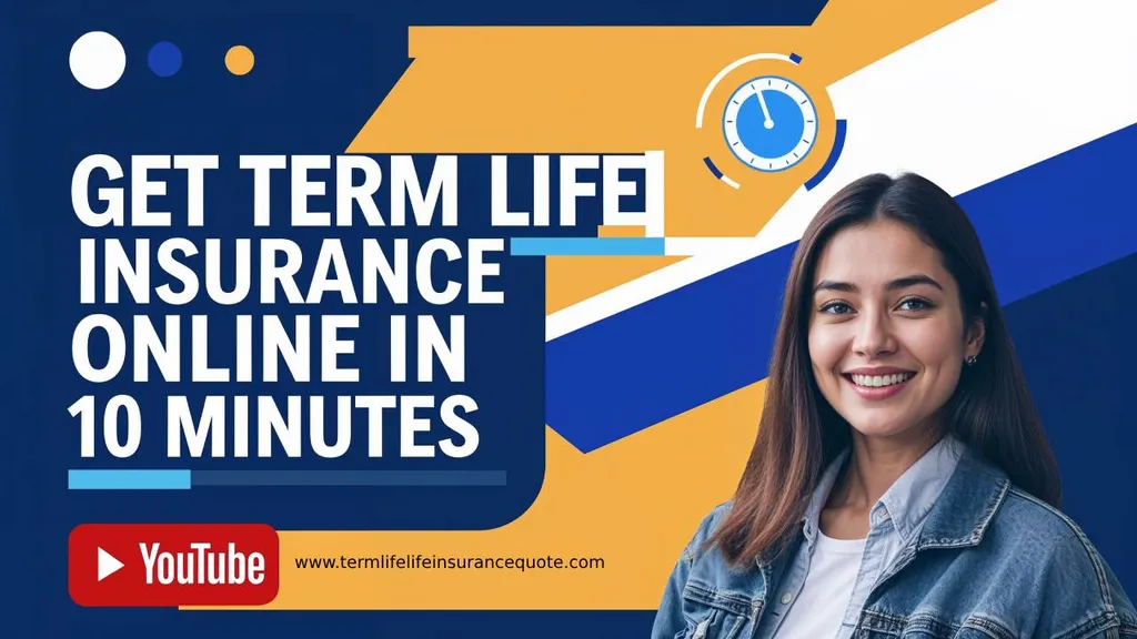 Person applying for term life insurance online on a laptop